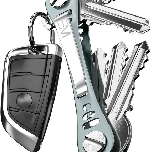 Compact Key Holder - Pocket Key Organizer - 14 Keys Key Bar - Picture 1 of 6